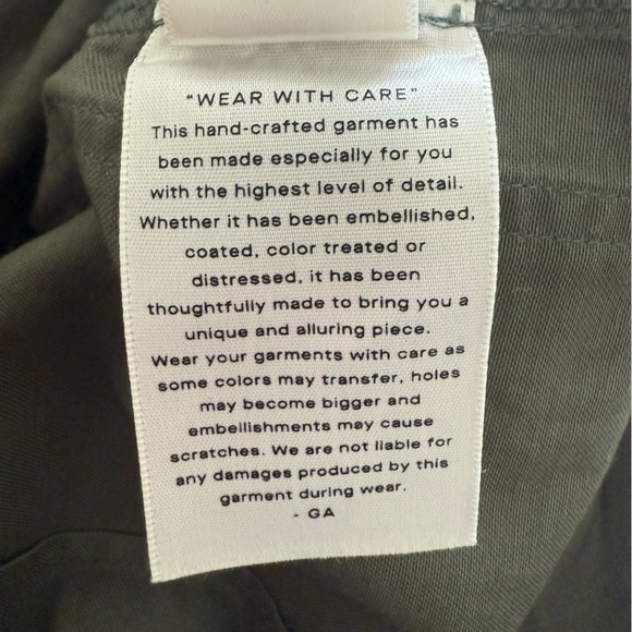 Good American Flight Romper Olive Green Utility Jumpsuit Khaki Zip Workwear S - Picture 10 of 12